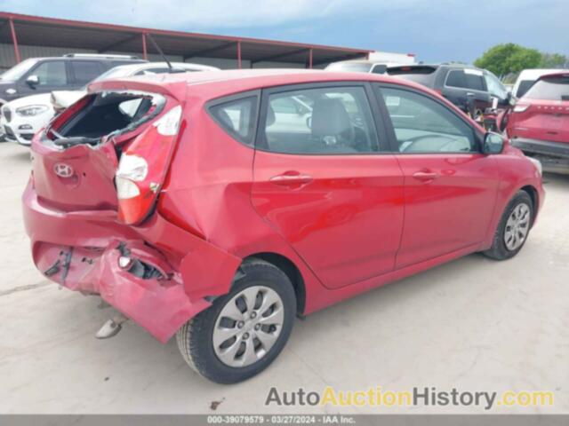 HYUNDAI ACCENT SE, KMHCT5AE5HU326226