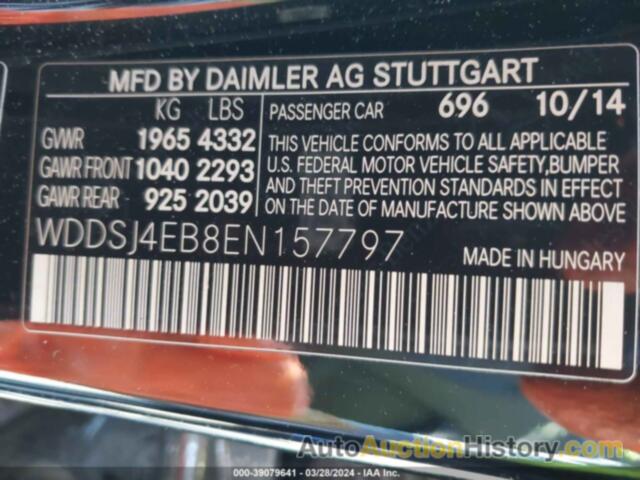 MERCEDES-BENZ CLA 250, WDDSJ4EB8EN157797