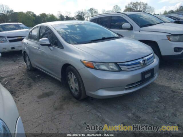 HONDA CIVIC HYBRID, JHMFB4F28CS007919