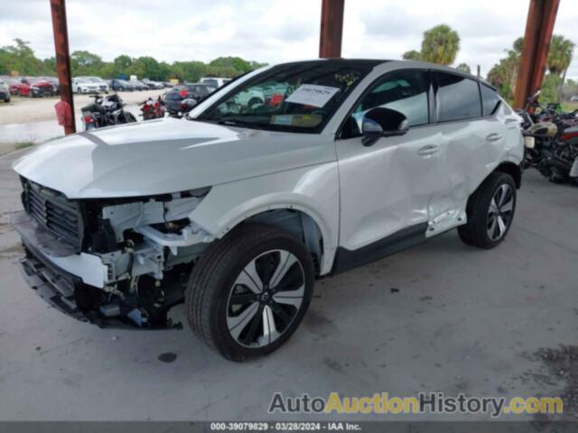 VOLVO C40 RECHARGE PURE ELECTRIC TWIN PLUS, YV4ED3GL9P2038043