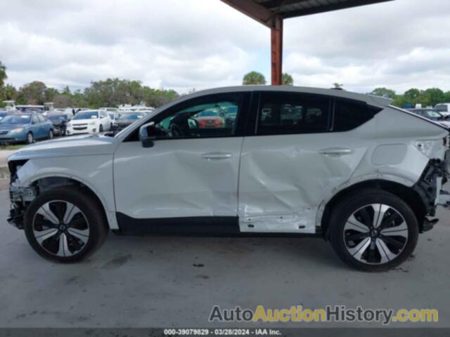 VOLVO C40 RECHARGE PURE ELECTRIC RECHARGE PLUS, YV4ED3GL9P2038043