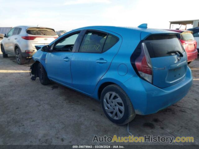 TOYOTA PRIUS C ONE, JTDKDTB34F1105827