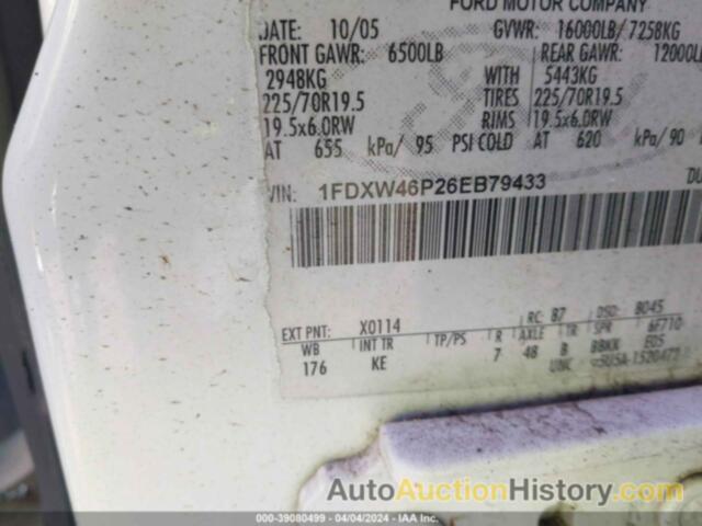 FORD F450 SUPER DUTY, 1FDXW46P26EB79433