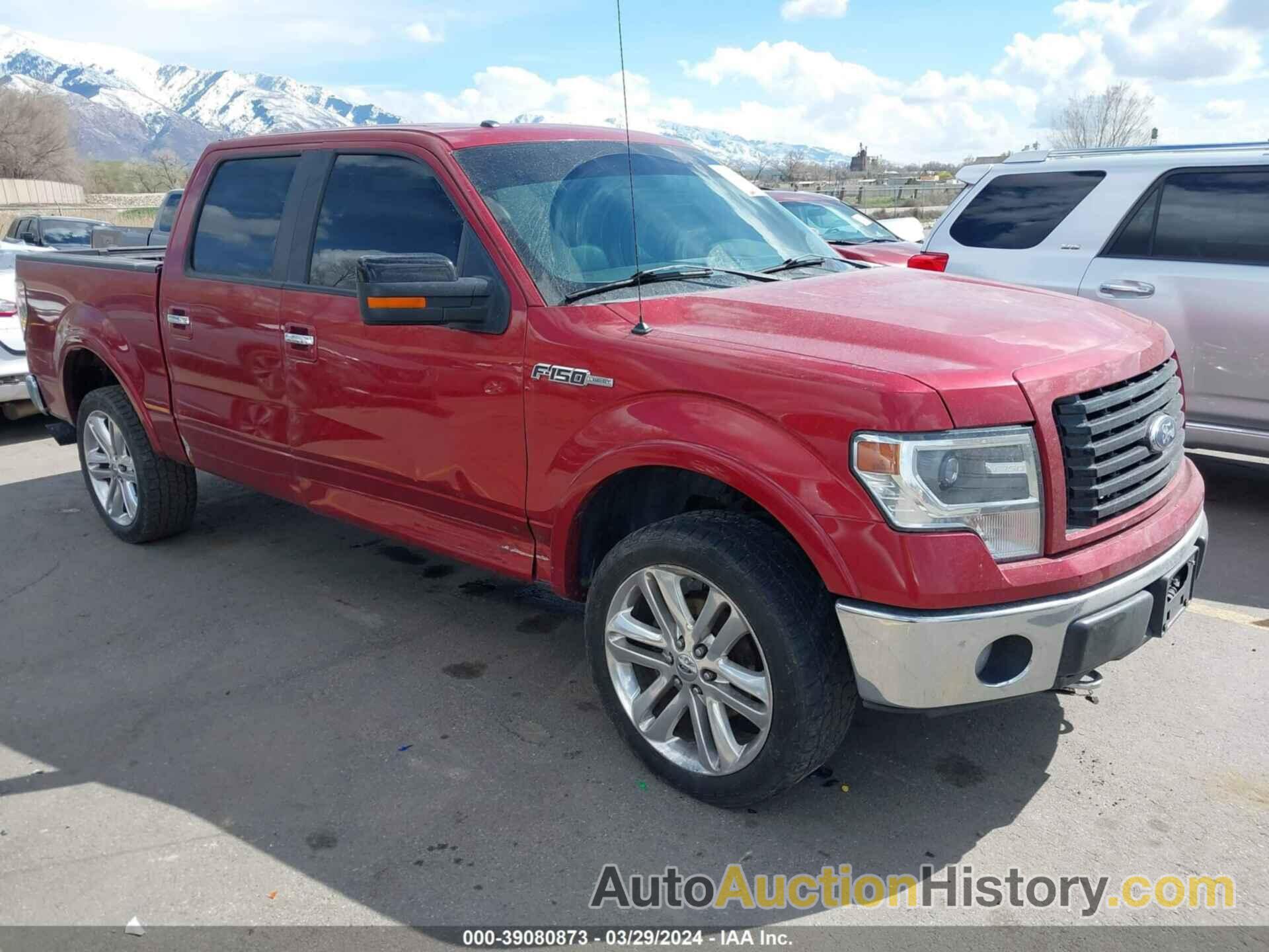 FORD F-150 LARIAT, 1FTFW1EFXDKF88639