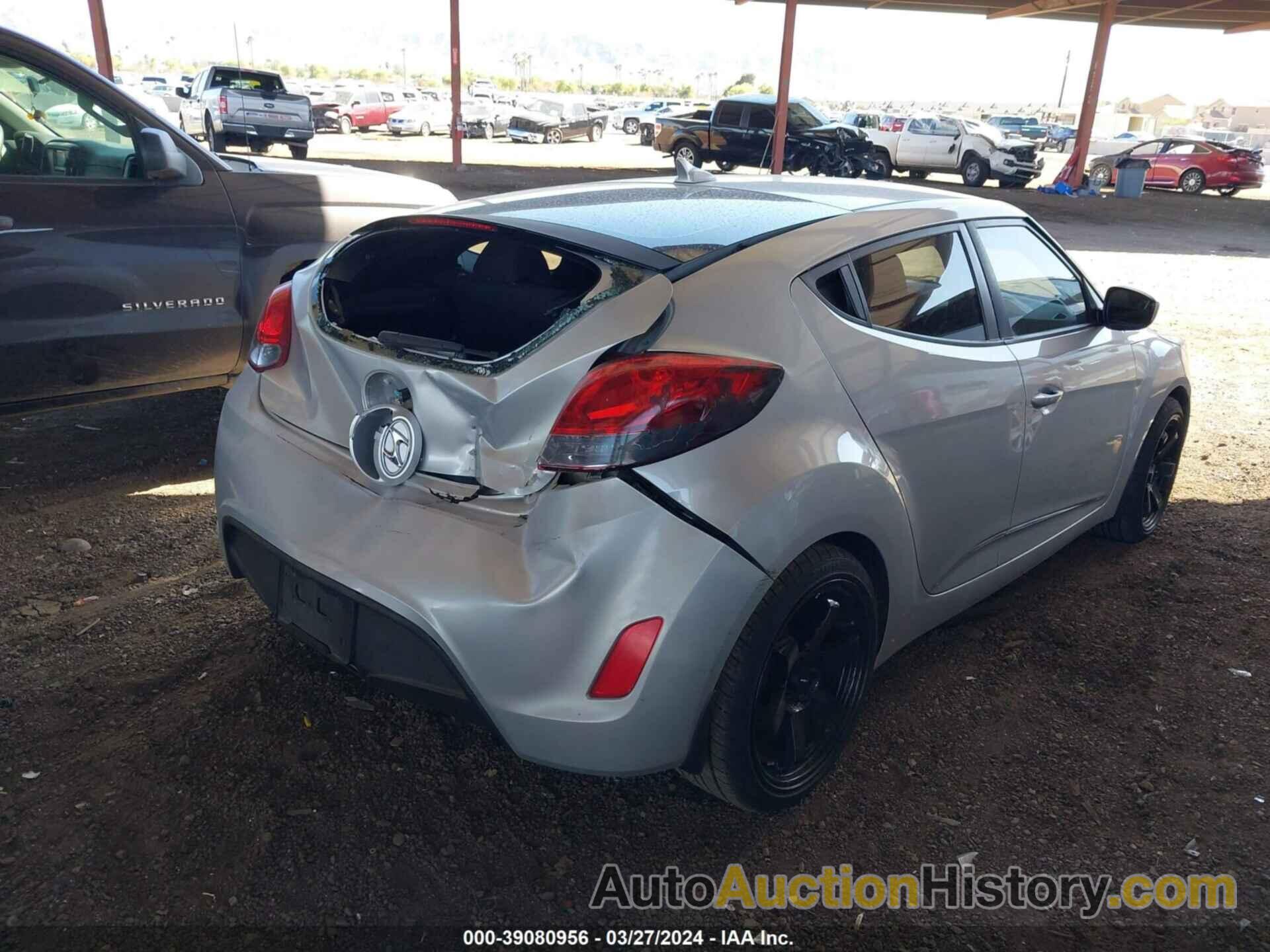 HYUNDAI VELOSTER BASE W/BLACK, KMHTC6AD3DU167181