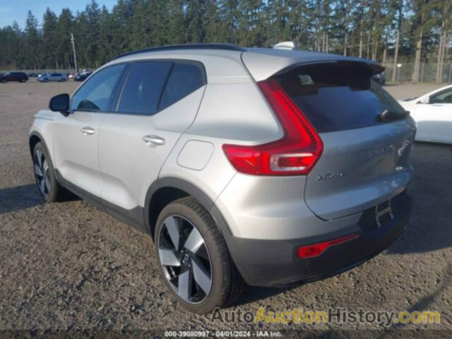 VOLVO XC40 RECHARGE PURE ELECTRIC TWIN ULTIMATE, YV4ER3XM8R2232916