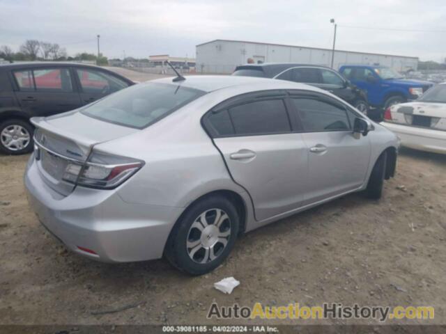 HONDA CIVIC HYBRID, 19XFB4F29FE001734