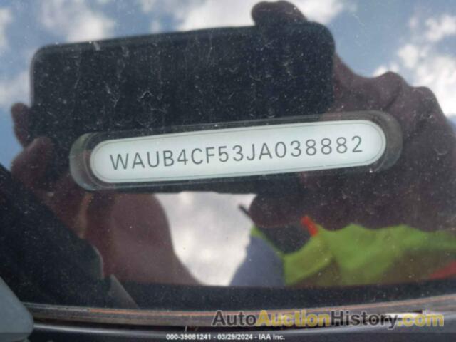 AUDI S5 3.0T PREMIUM PLUS, WAUB4CF53JA038882