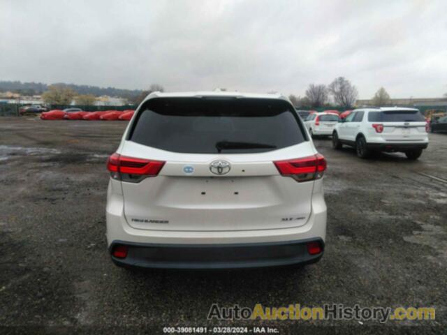 TOYOTA HIGHLANDER XLE, 5TDJZRFH3HS443358