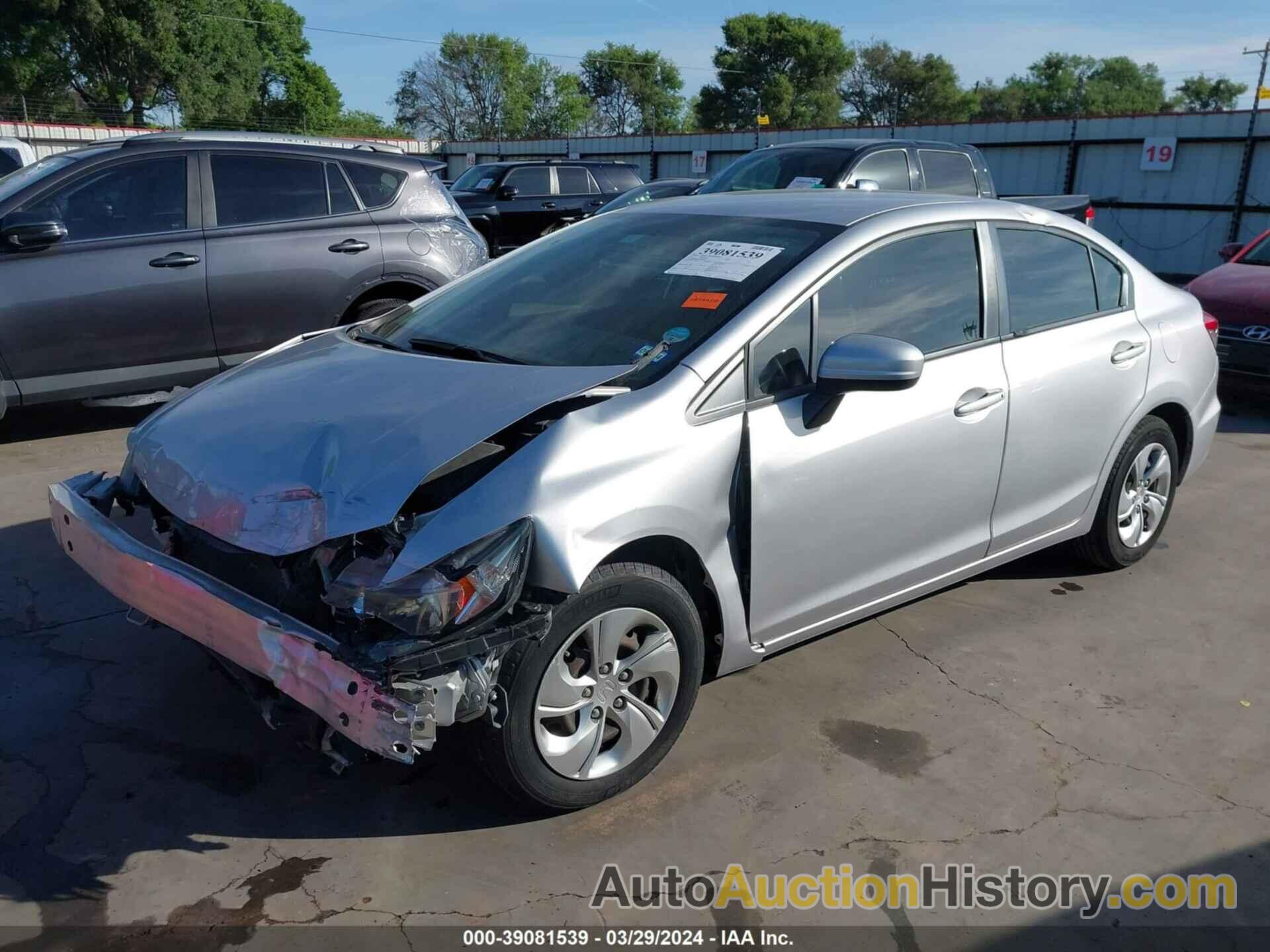 HONDA CIVIC LX, 19XFB2F54EE076788