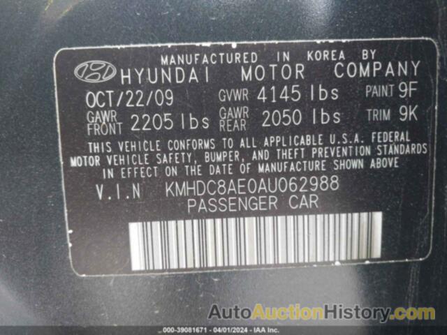 HYUNDAI ELANTRA TOURING GLS, KMHDC8AE0AU062988