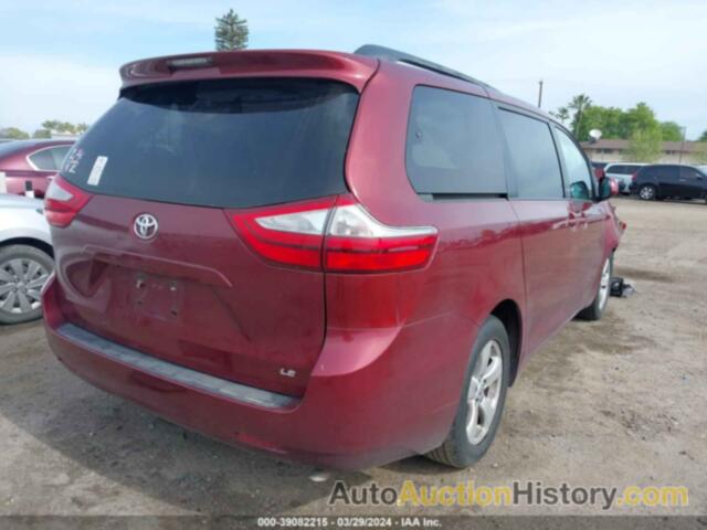 TOYOTA SIENNA LE 8 PASSENGER, 5TDKK3DC7FS600674