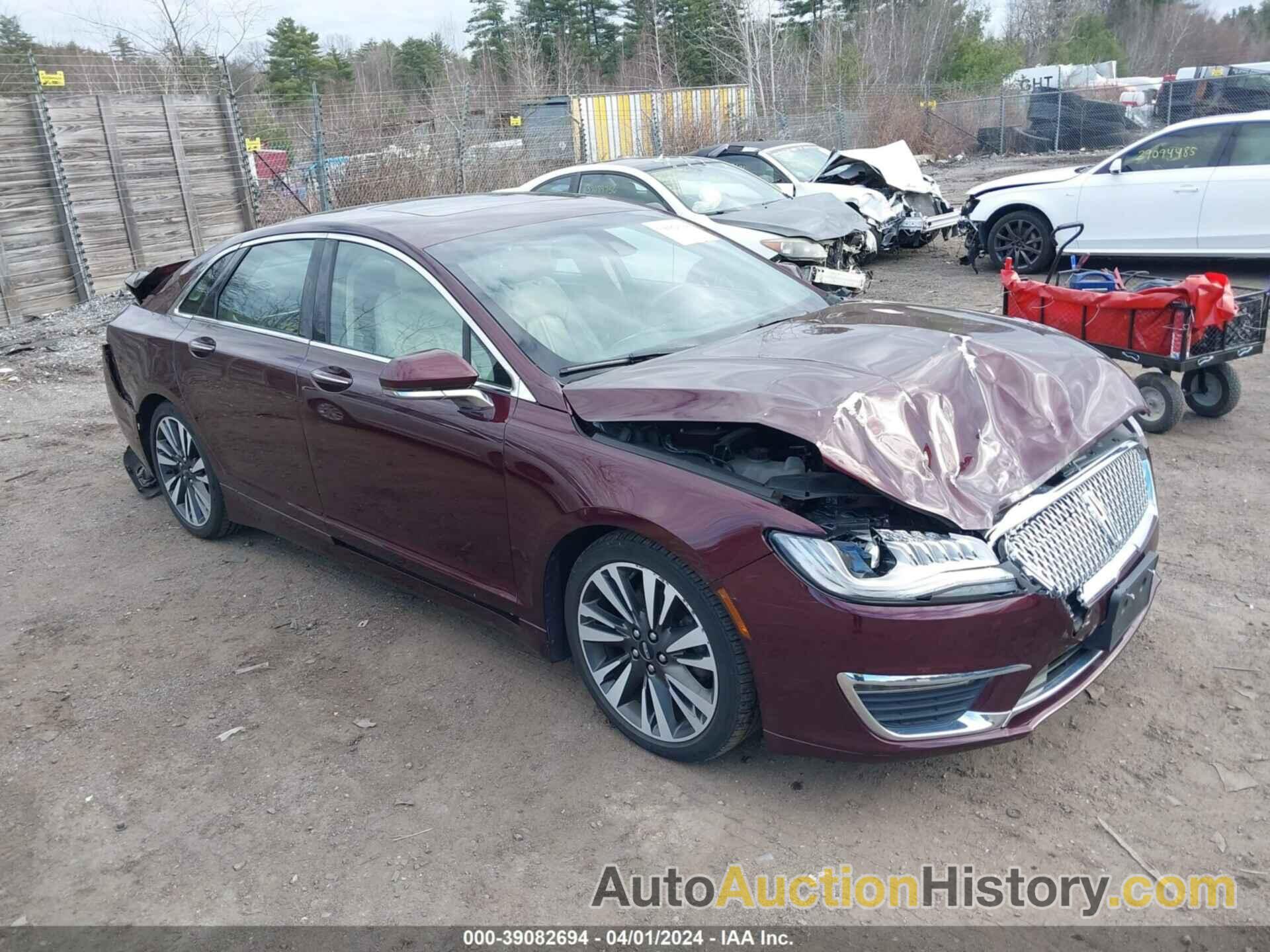 LINCOLN MKZ RESERVE, 3LN6L5F93JR619709