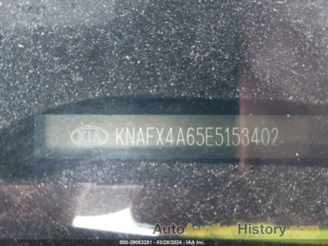 KIA FORTE LX, KNAFX4A65E5153402