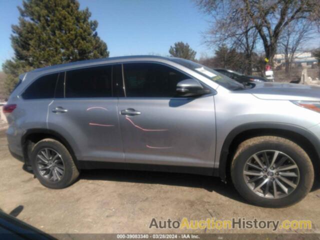 TOYOTA HIGHLANDER XLE, 5TDJZRFH4KS588545