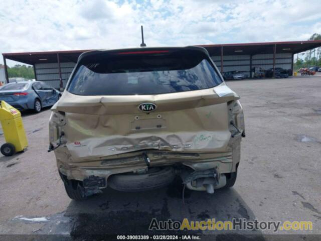 KIA SORENTO LX, 5XYRG4LC9MG006217