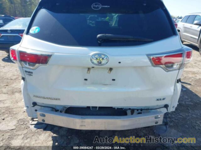 TOYOTA HIGHLANDER XLE V6, 5TDKKRFH3GS186063