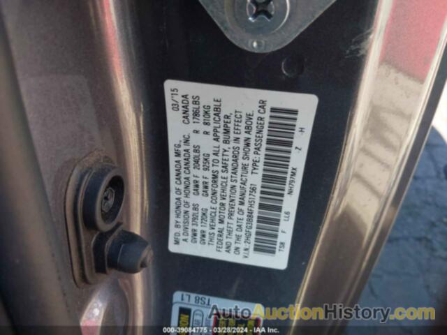 HONDA CIVIC EX, 2HGFG3B84FH517561