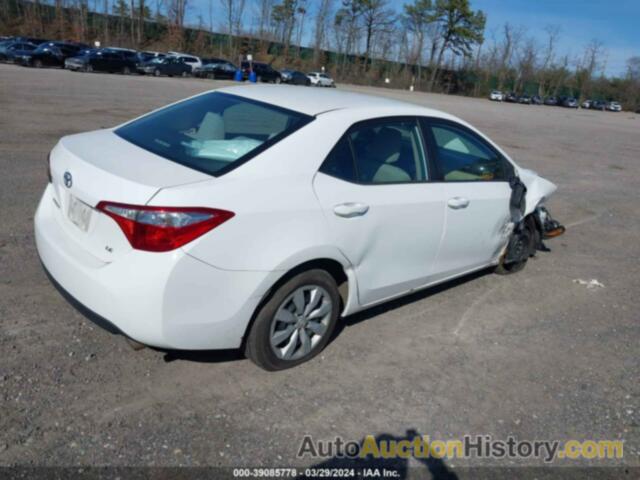 TOYOTA COROLLA LE, 2T1BURHE7GC715052