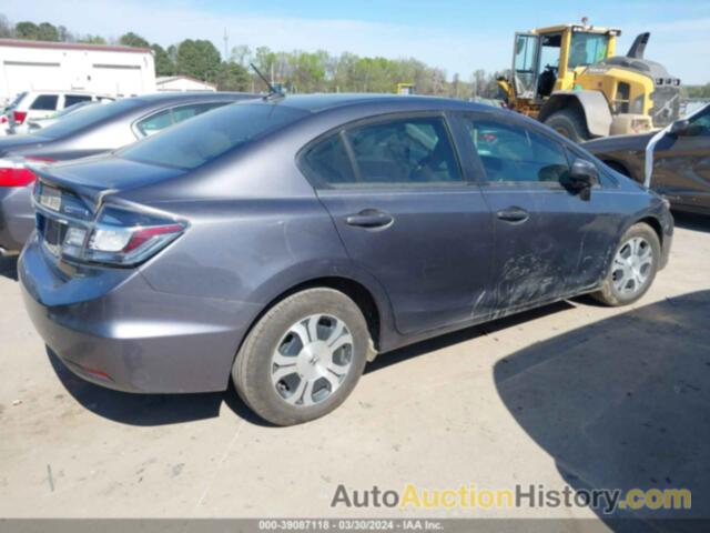 HONDA CIVIC HYBRID, 19XFB4F38FE002107