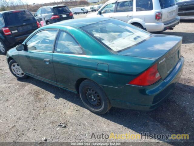 HONDA CIVIC LX, 1HGEM22511L059297