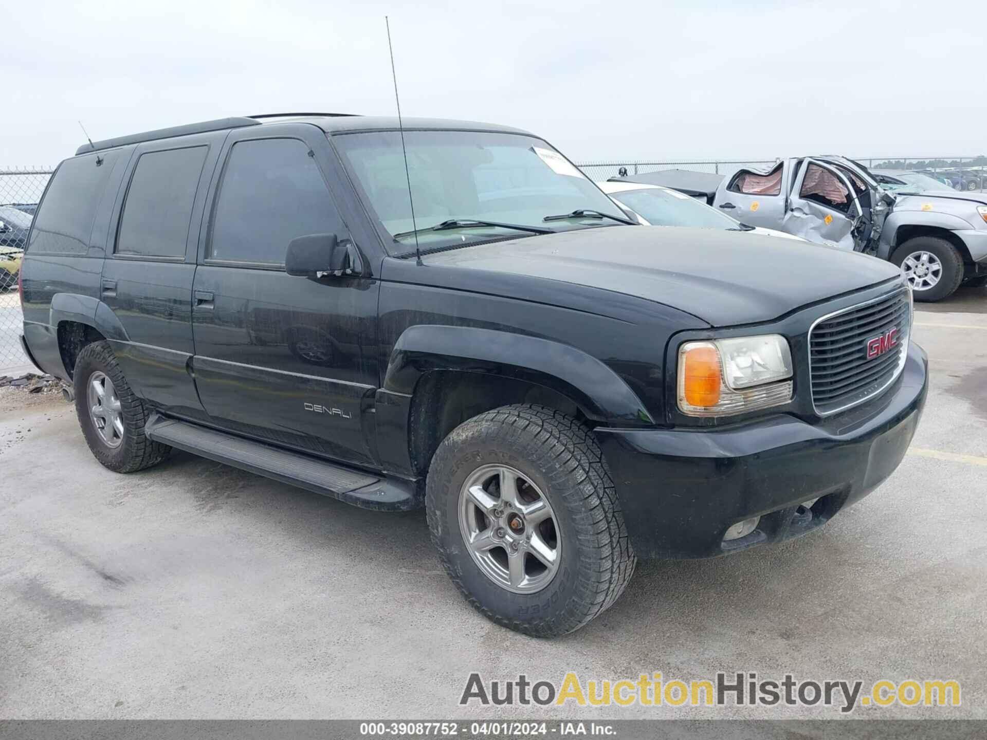 GMC YUKON DENALI, 1GKEK13R7YR139487