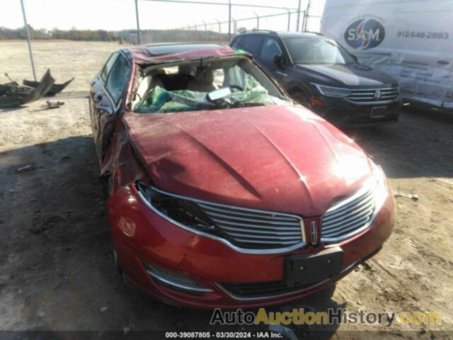 LINCOLN MKZ HYBRID, 3LN6L2LU4ER828826