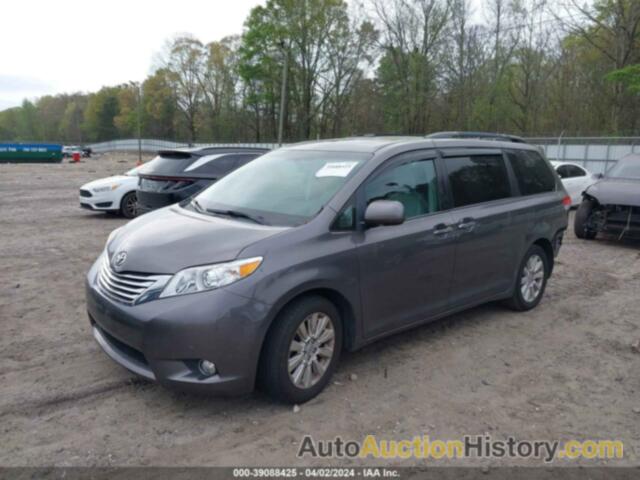 TOYOTA SIENNA LIMITED, 5TDDK3DC6BS028158