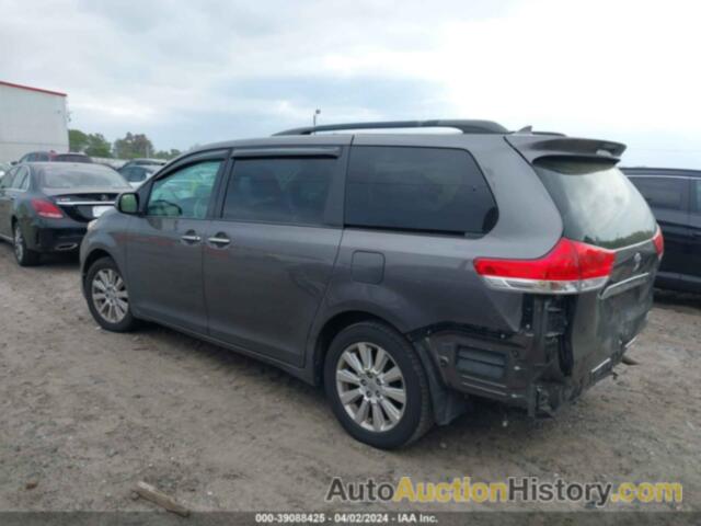 TOYOTA SIENNA LIMITED, 5TDDK3DC6BS028158