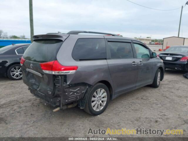 TOYOTA SIENNA LIMITED, 5TDDK3DC6BS028158