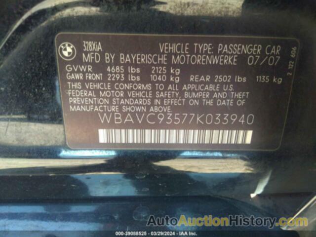 BMW 328 XI, WBAVC93577K033940