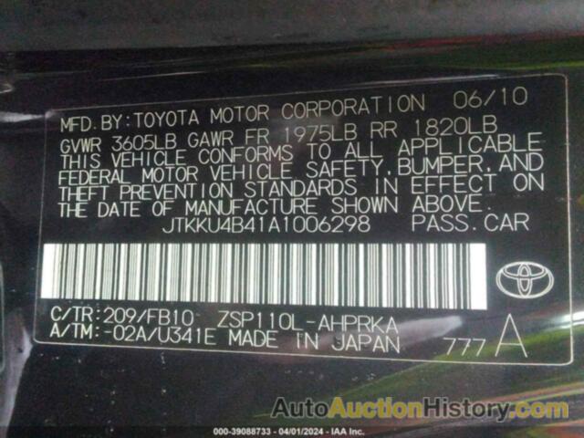 SCION XD, JTKKU4B41A1006298