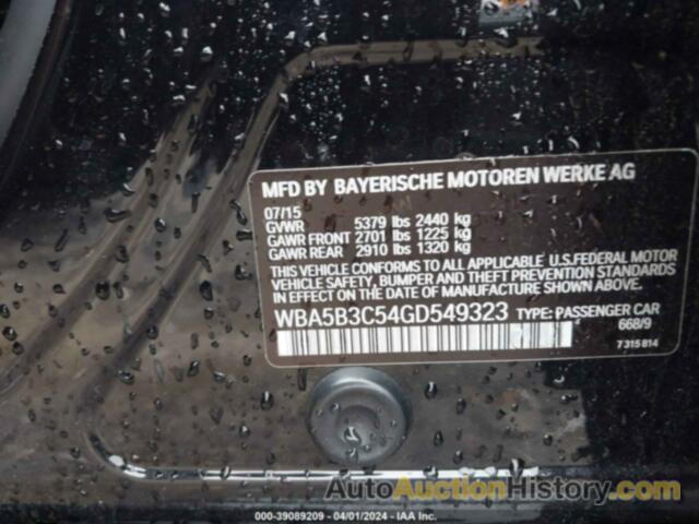 BMW 535 XI, WBA5B3C54GD549323