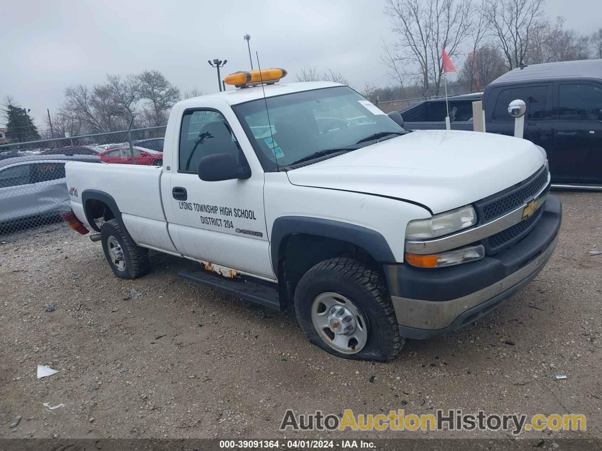 CHEVROLET SILVERADO 2500HD, 1GCHK24U61E156005