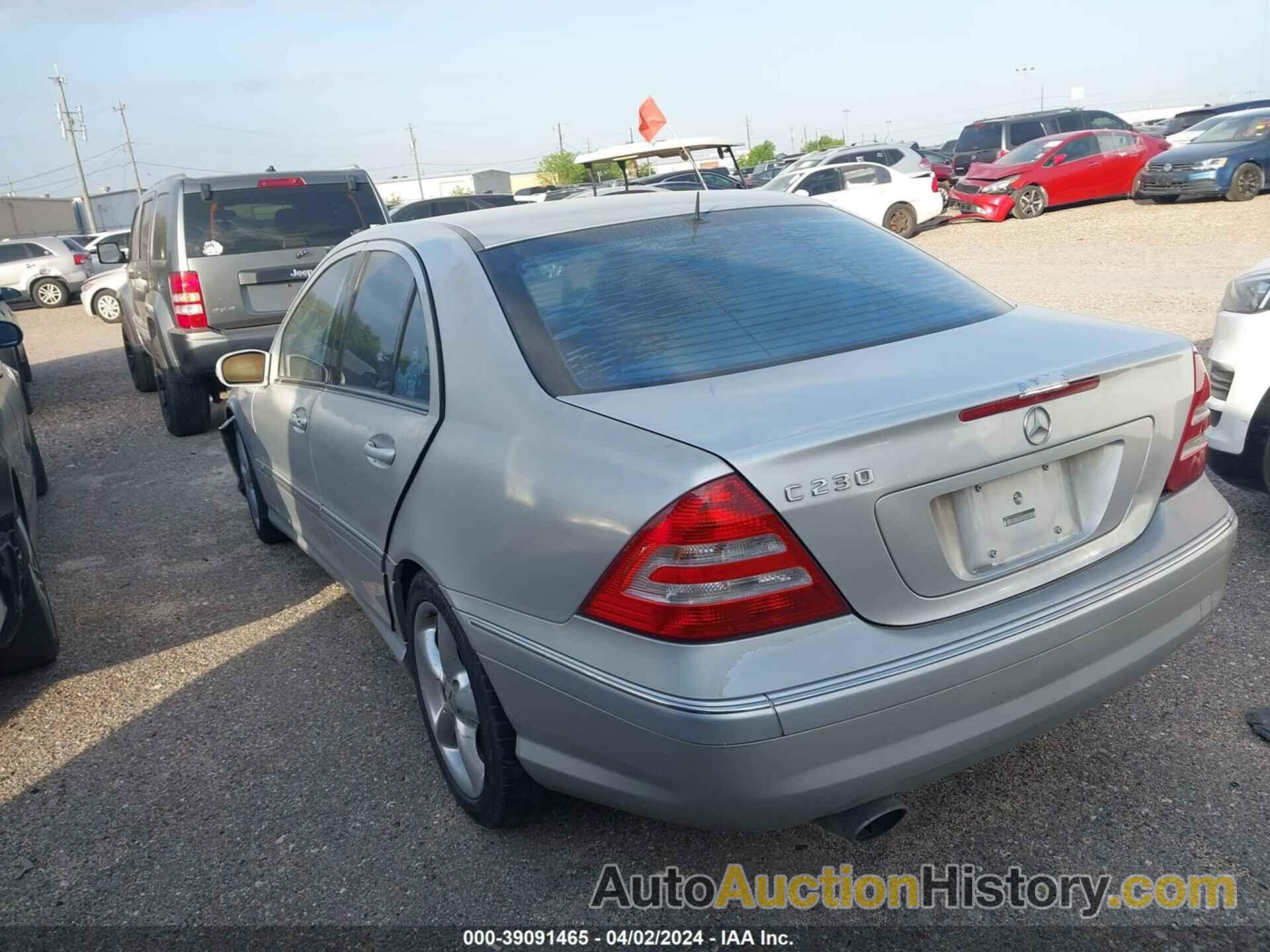 MERCEDES-BENZ C 230 SPORT, WDBRF52H96A869817