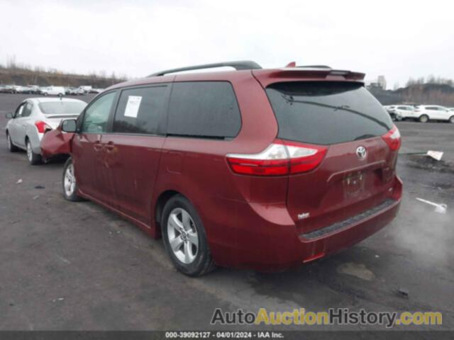 TOYOTA SIENNA LE 8 PASSENGER, 5TDKZ3DC3KS008419