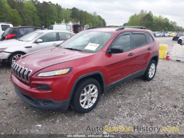 JEEP CHEROKEE SPORT, 1C4PJLAB1GW222647