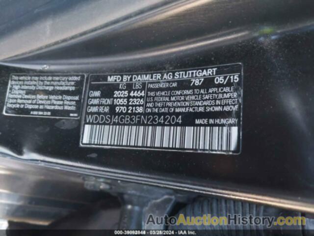 MERCEDES-BENZ CLA 250 4MATIC, WDDSJ4GB3FN234204