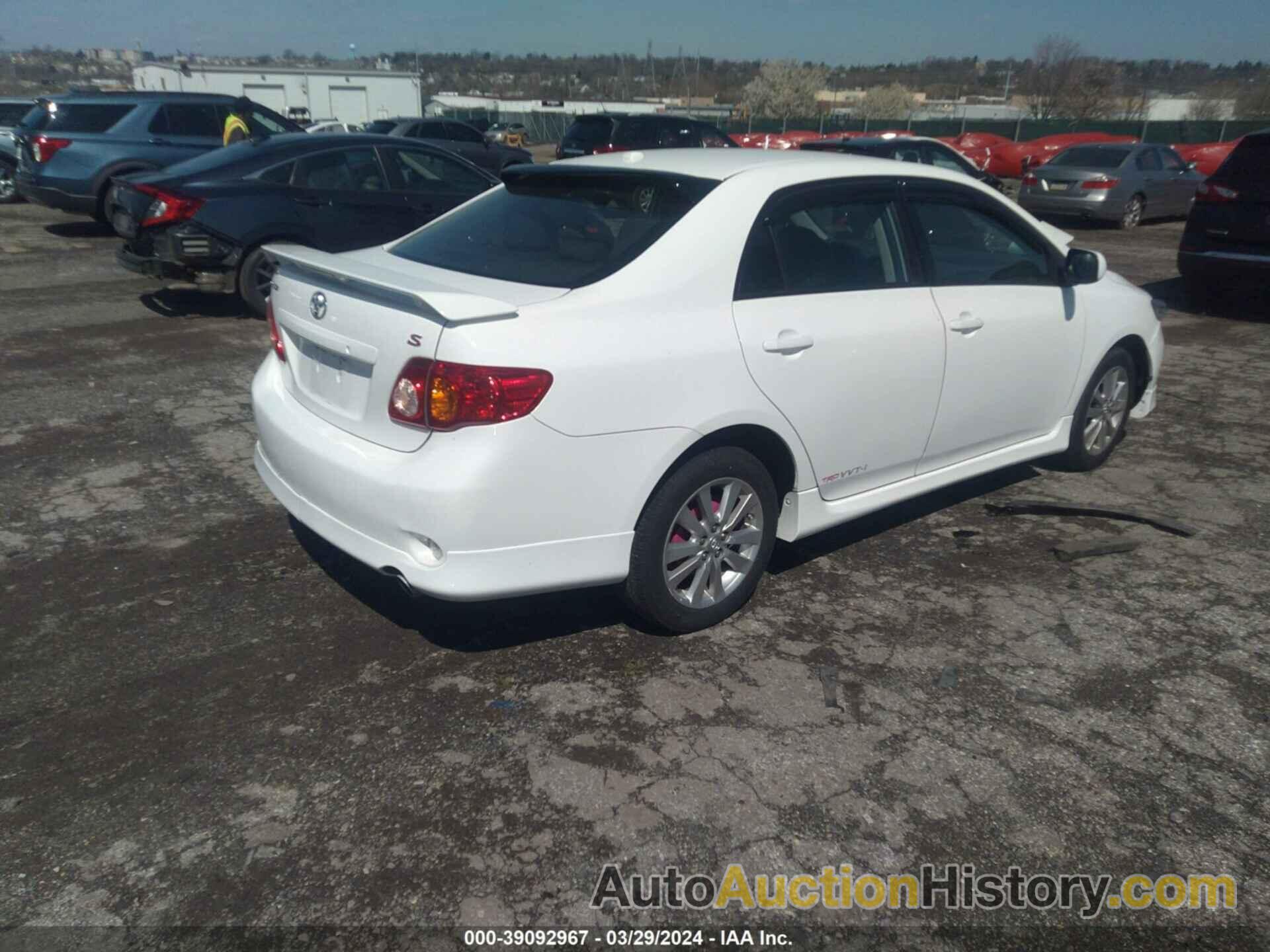 TOYOTA COROLLA S, 2T1BU4EEXAC476837