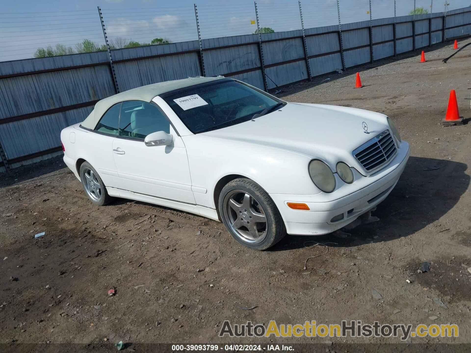 MERCEDES-BENZ CLK 320, WDBLK65G31T086645