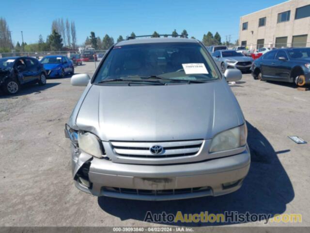 TOYOTA SIENNA XLE, 4T3ZF13C11U325366