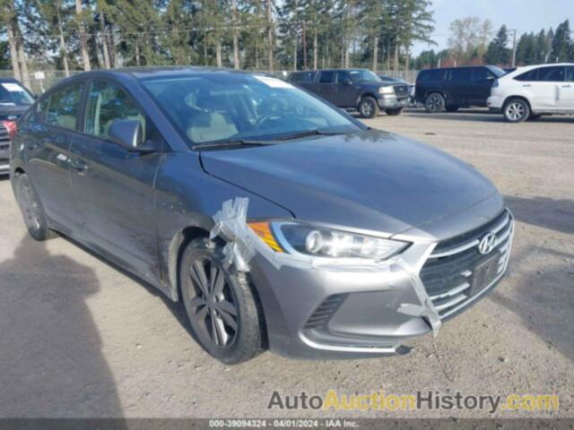 HYUNDAI ELANTRA SEL, 5NPD84LF4JH306060