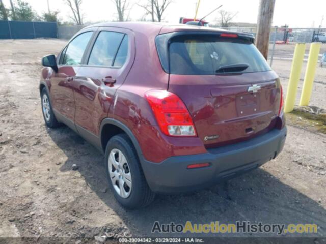 CHEVROLET TRAX 1LS, 3GNCJKSBXGL275108