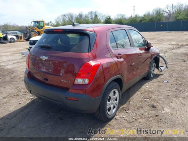 CHEVROLET TRAX 1LS, 3GNCJKSBXGL275108