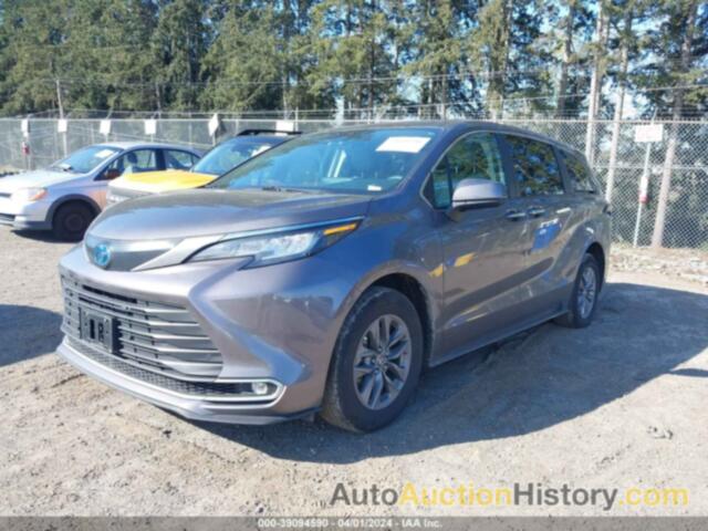 TOYOTA SIENNA XLE, 5TDYRKEC4NS118449