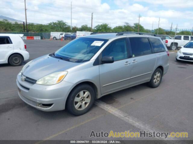 TOYOTA SIENNA LE, 5TDZA23C94S147488