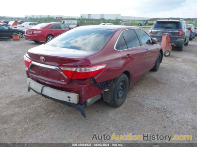 TOYOTA CAMRY LE/XLE/SE/XSE, 4T1BF1FK7HU654399