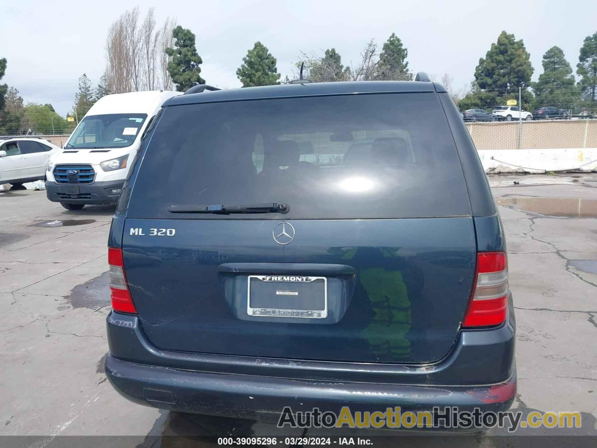 MERCEDES-BENZ ML 320, 4JGAB54E11A259265