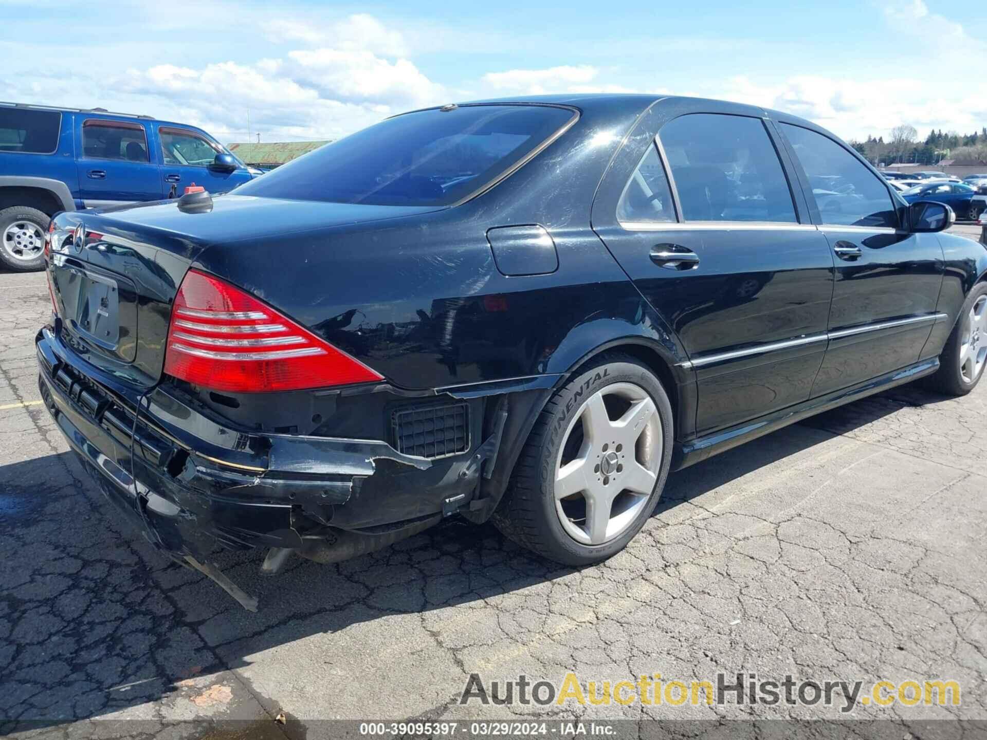 MERCEDES-BENZ S 500, WDBNG75J14A395204