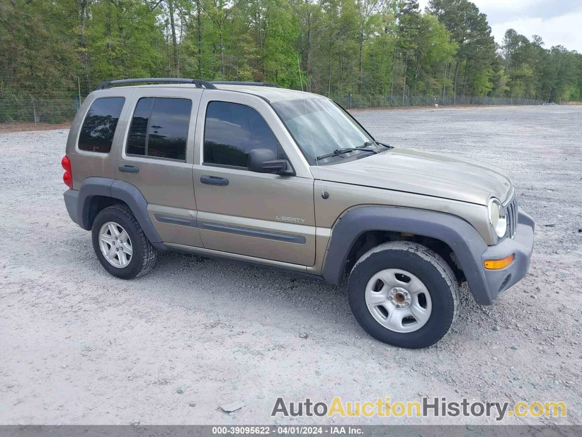 JEEP LIBERTY SPORT, 1J4GK48K44W277155